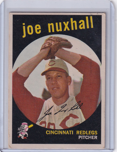 1959 Topps Baseball #389 Joe Nuxhall Cincinnati Reds