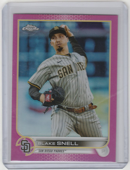 2022 Topps Chrome Pink #196 Blake Snell - San Diego Padres