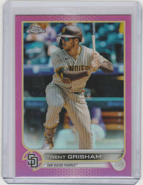 2022 Topps Chrome Pink #175 Trent Grisham - San Diego Padres