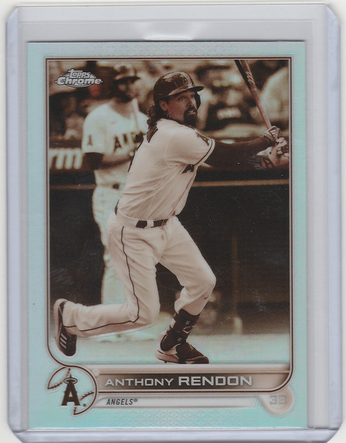 2022 Topps Chrome Sepia #126 Anthony Rendon - Los Angeles Angels