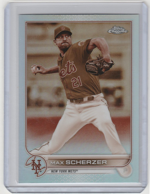 2022 Topps Chrome Sepia #66 Max Scherzer - New York Mets