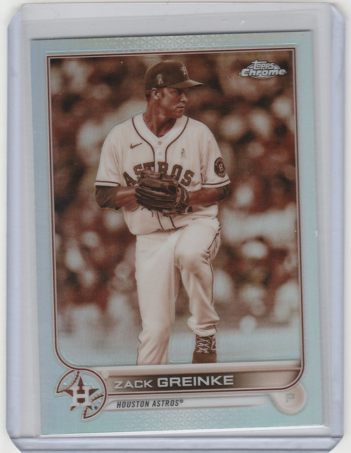 2022 Topps Chrome Sepia #5 Zack Greinke - Houston Astros