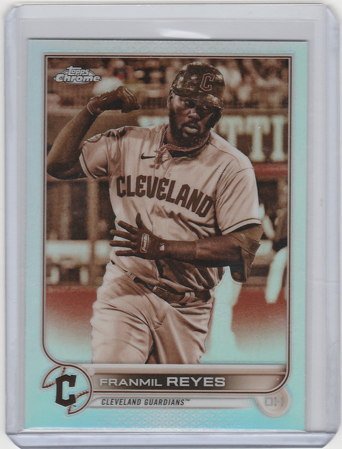 2022 Topps Chrome Sepia #97 Franmil Reyes - Cleveland Guardians