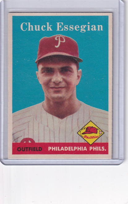 1958 Topps Baseball #460 Chuck Essegian Philadelphia Phillies OF