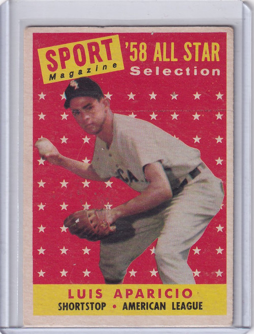 1958 Topps Baseball #483 Luis Aparcio Chicago White Sox