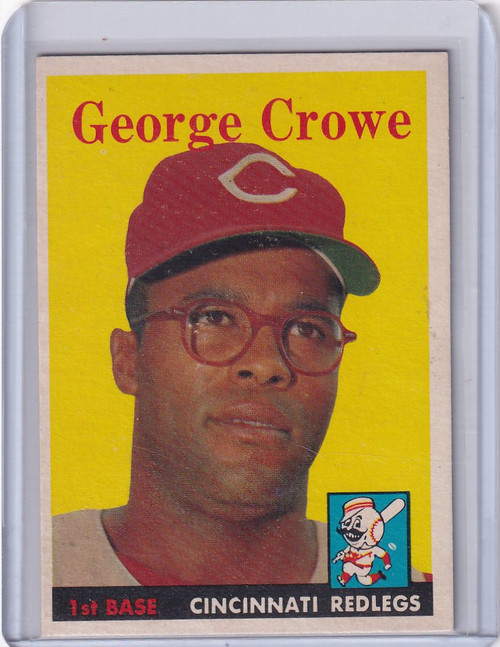 1958 Topps Baseball #12 George Crowe Cincinnati Reds