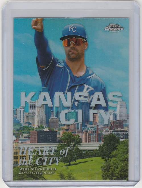 2022 Topps Chrome Heart of The City #HOC10 Whit Merrifield - Kansas City Royals