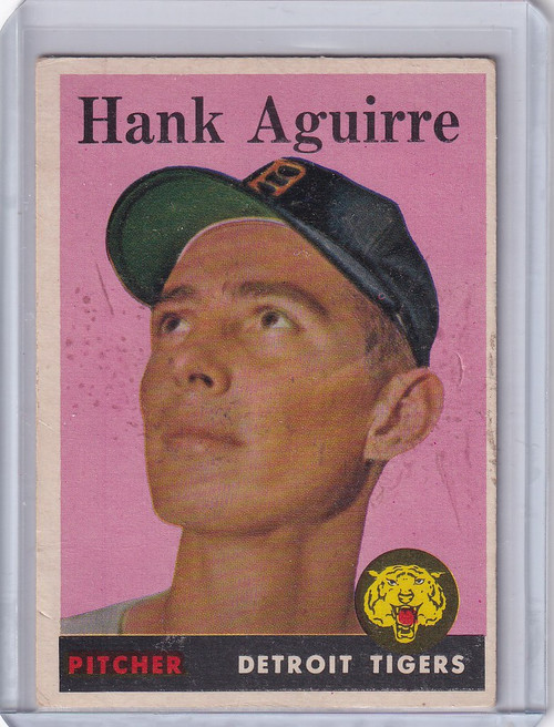1958 Topps Baseball #337 Hank Aguirre - Detroit Tigers