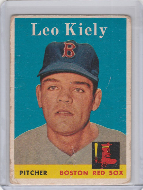 1958 Topps Baseball #204 Leo Kiely - Boston Red Sox