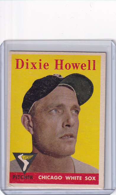 1958 Topps Baseball #421 Dixie Howell - Chicago White Sox