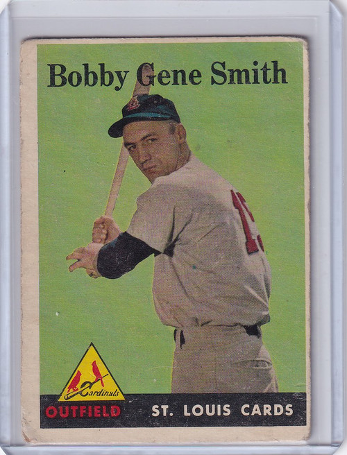 1958 Topps Baseball #402 Bobby Gene Smith - St. Louis Cardinals