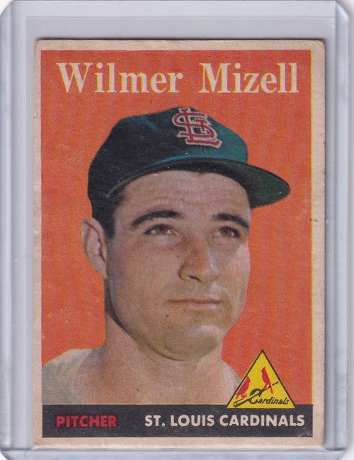 1958 Topps Baseball #385 Wilmer Mizell - St. Louis Cardinals