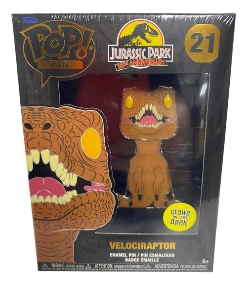 Funko POP PIN Jurassic Park 30th Anniversary: Velociraptor  #21