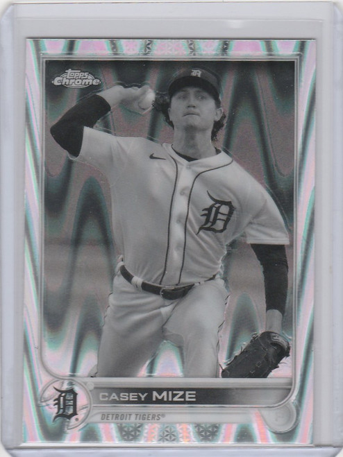 2022 Topps Chrome Pink #162 Casey Mize - Detroit Tigers