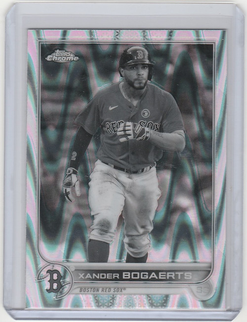 2022 Topps Chrome Raywave #55 Xander Bogaerts - Boston Red Sox