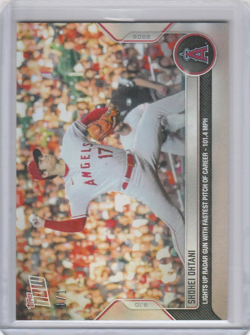 2022 Topps Now Rainbow Foil #879 SHOHEI OHTANI LOS ANGELES ANGELS 1/1