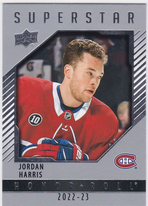 2022-23 Upper Deck #HR53 Jordan Harris Honor Roll Montreal Canadiens