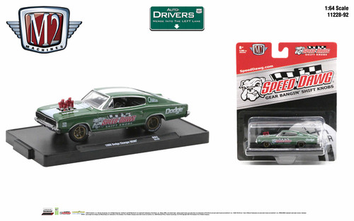 M2 Machines Auto-Drivers 1:64 R92 1966 Dodge Charger Hemi