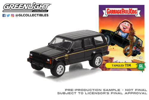 Greenlight 1:64 Garbage Pail Kid SR 4 1993 Jeep Cherokee Tangled Tim