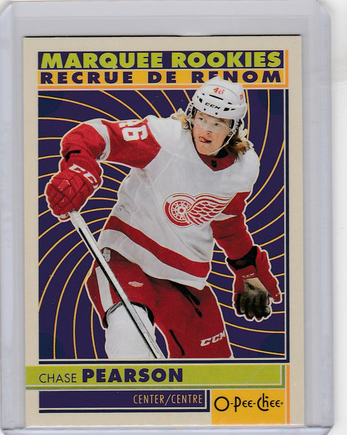2022-23 OPC Hockey Retro #590 Chase Pearson - Detroit Red Wings
