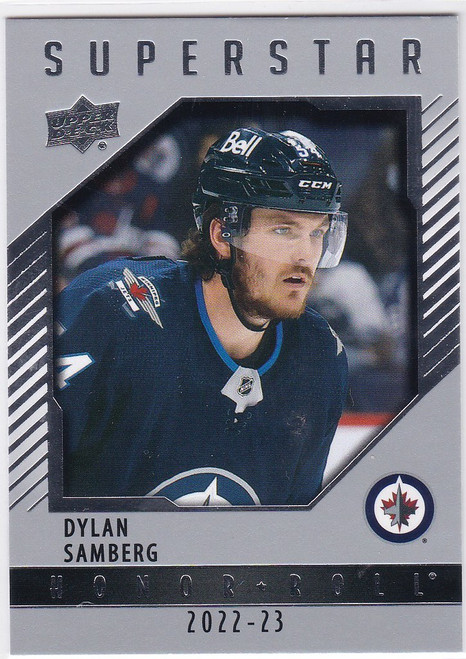 2022-23 Upper Deck #HR72 Dylan Samberg Honor Roll Winnipeg Jets
