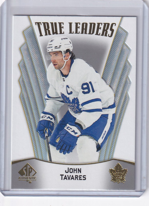 2021-22 SP AUTHENTIC TRUE LEADERS TL5 JOHN TAVARES TORONTO MAPLE LEAFS