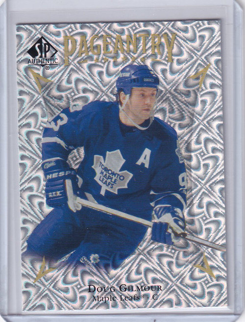 2021-22 SP AUTHENTIC PAGEANTRY P82 DOUG GILMOUR TORONTO MAPLE LEAFS