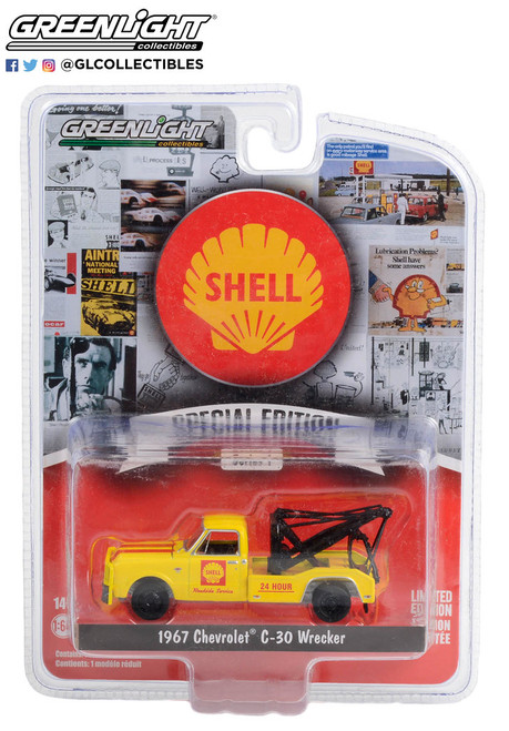 Greenlight 1:64 Shell Edition Series 1 1967 Chevrolet C-30 Wrecker