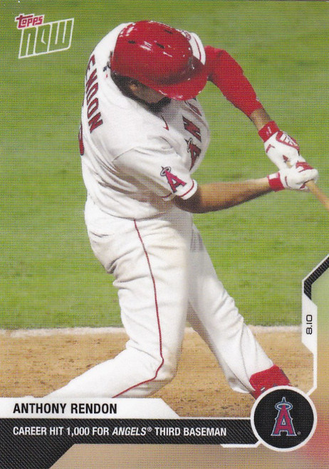 2020 TOPPS NOW #85 ANTHONY RENDON LOS ANGELES ANGELS