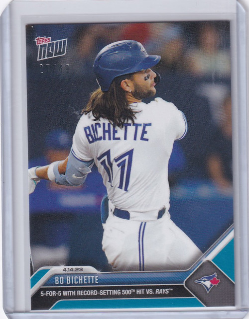 2023 TOPPS NOW PARALLEL #120 BO BICHETTE TORONTO BLUE JAYS 27/49