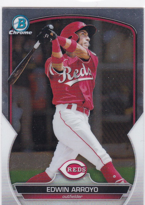 2023 Bowman Chrome Prospect #BCP-66 Edwin Arroyo Cincinnati Reds