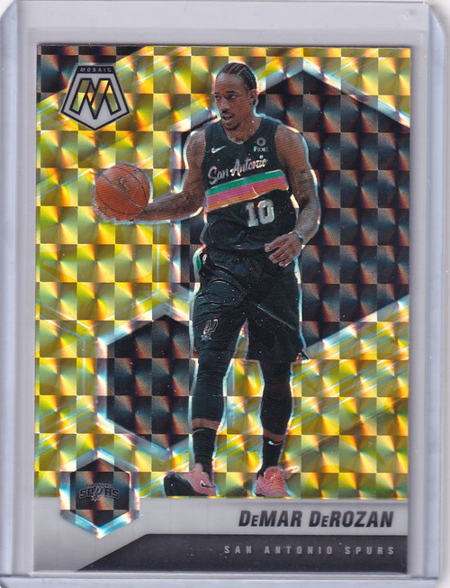 2020-21 Panini Mosaic Prizm #133 DeMar DeRozen San Antonio Spurs