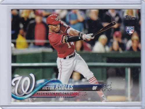 2018 Topps #166 Victor Robles RC Washingotn Nationals