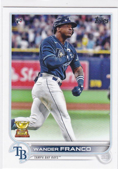 2022 Topps #215 Wander Franco RC Tampa Bay Rays