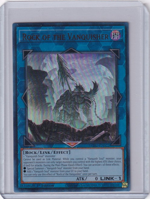 YuGiOh Wild Survivors Rock of the Vanquisher