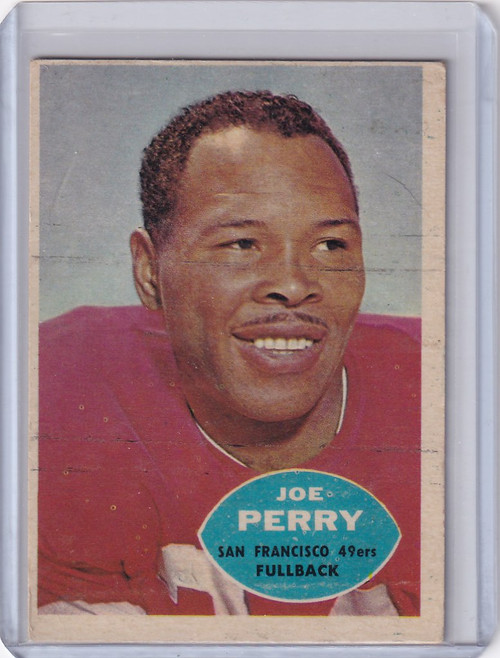 1960 Topps Football # 114 Joe Perry - San Francisco 49ers