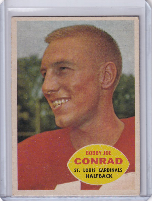 1960 Topps Football # 106 Bobby Joe Conrad - St Louis Cardinals