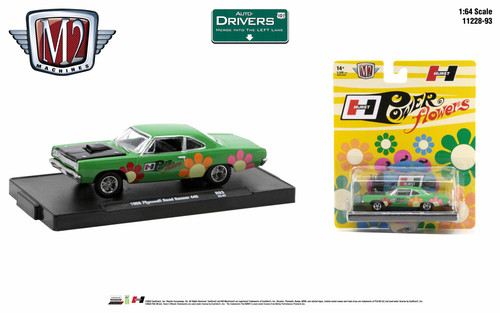 M2 Machines Auto-Drivers 1:64 R93 1969 Plymouth Road Runner 440