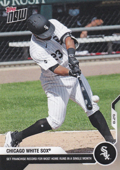 2020 TOPPS NOW #176 CHICAGO WHITE SOX MOST HOME RUNS