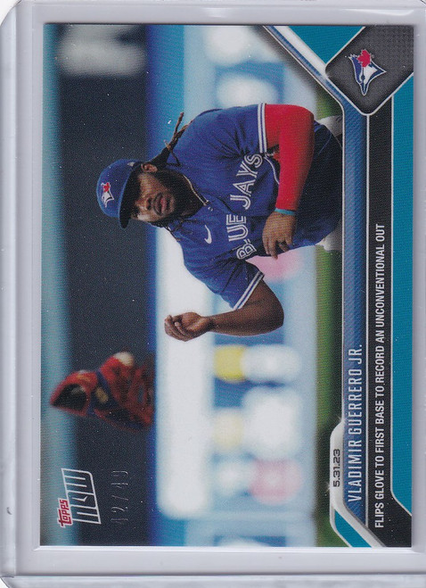 2023 TOPPS NOW PARALLEL #372 VLADIMIR GUERRERO TORONTO BLUE JAYS 42/49