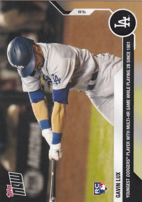 2020 TOPPS NOW #232 GAVIN LUX LOS ANGELES DODGERS