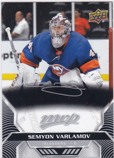 2020-21 Upper Deck MYP Silver Script #61 Semyon Varlamov New York Islanders