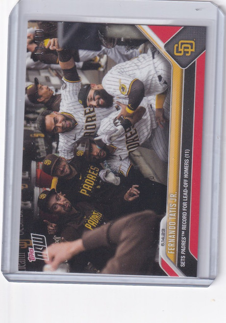 2023 TOPPS NOW PARALLEL #442 FERNANDO TATIS JR SAN DIEGO PADRES 10/10