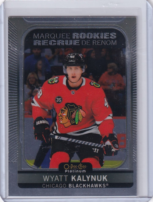 2021-22 Upper Deck OPC Platinum Rookie #223 Wyatt Kalynuk Chicago Blackhawks