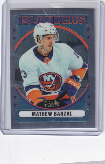 2021-22 Upper Deck OPC Platinum Retro Set #R-30 Mathew Barzal New York Islanders