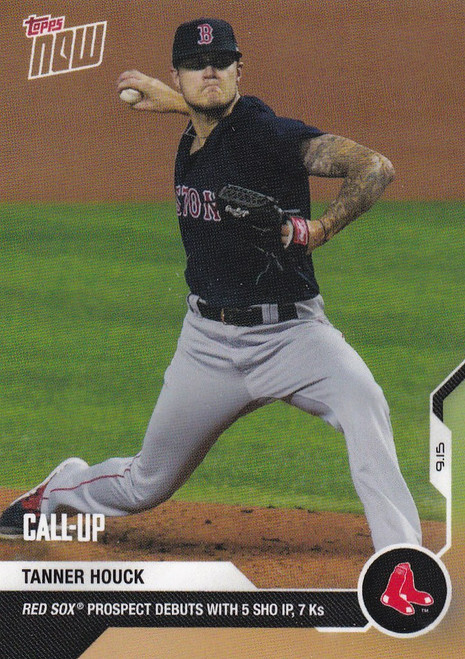 2020 TOPPS NOW #270 TANNER HOUCH BOSTON RED SOX