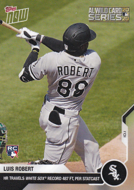 2020 TOPPS NOW #349 LUIS ROBERT CHICAGO WHITE SOX