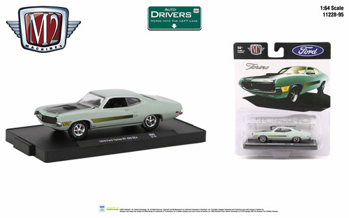M2 Machines Auto-Drivers 1:64 R95 1970 Ford Torino GT 429 SCJ