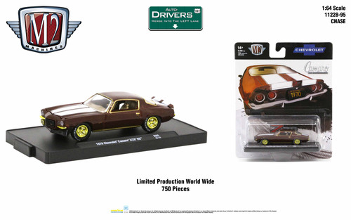 M2 Machines Auto-Drivers 1:64 R95 1970 Chevrolet Camaro Z28/RS CHASE