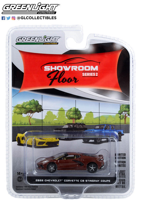 Greenlight 1:64 Showroom Floor Series 2 2022 Chevrolet Corvette C8 Stingray